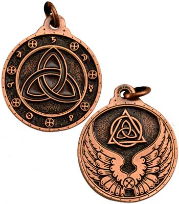 Triquetra silver color