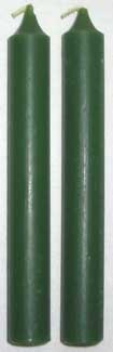 Dark Green Chime Candle 20pk