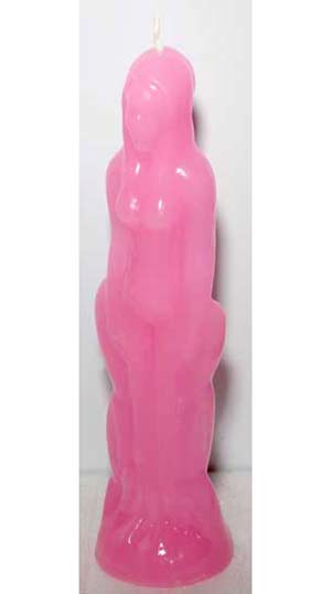 Pink Female candle