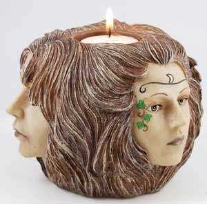 Maiden Mother Crone tealight