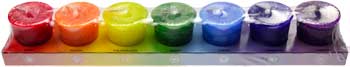 7 Pack Chakra votive