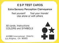 ESP Test Cards deck