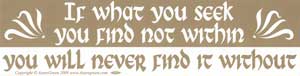 If What You Seek