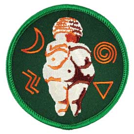 Willendorf iron-on patch 3"