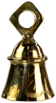 Clear Toned Brass Bell 3 3/4"