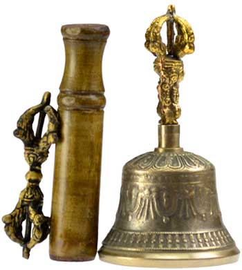 Tibetan bell & Dorji 5"