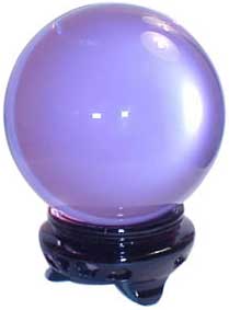 75 mm Lavender crystal ball