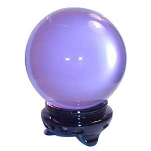 95 mm Lavender crystal ball