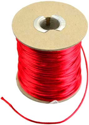 Red Rattail 2mm 1yd