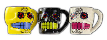 Set of 3 Day Dead Mugs