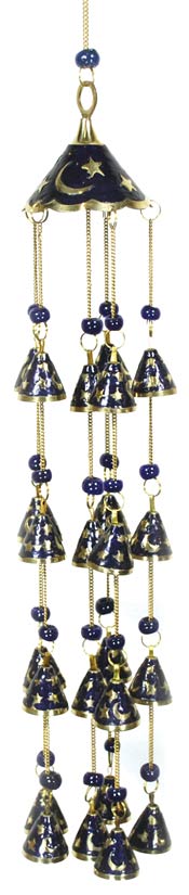 Star and Moon Enamel wind chime