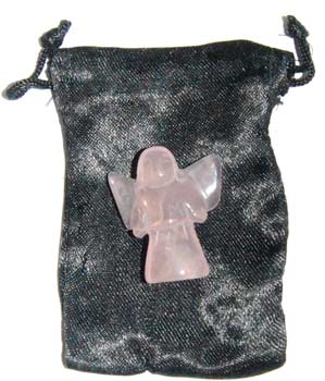 Rose Quartz Pocket Angel