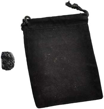 Black Touramaline with bag
