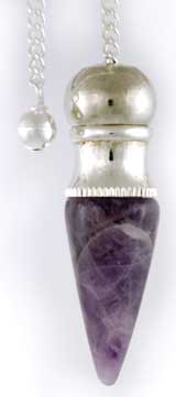 Amethyst Chambered pendulum