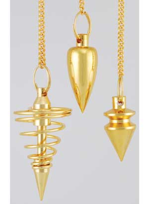 gold plated Brass pendulum