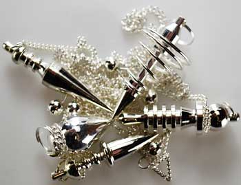 silver plated Brass pendulum