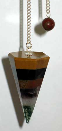 Multi Layer Gemstone pendulum