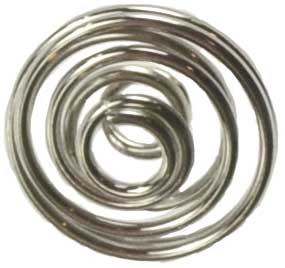 1/4" x 1/2" Silver Plated coil