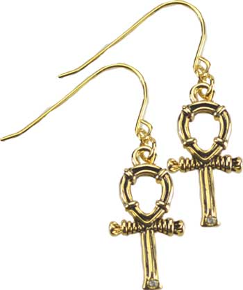 Ankh earrings