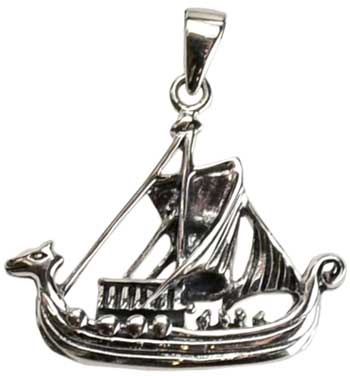 Viking Ship sterling