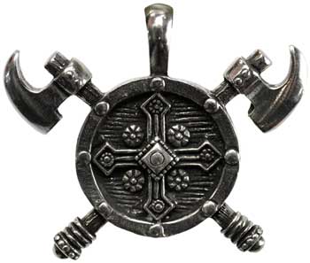 Viking Shield pewter