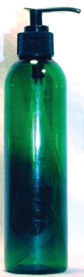 8oz Plastic Green Pump Bottle