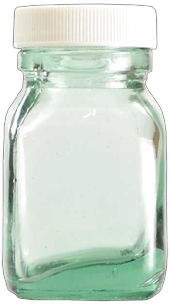 1 3/4" x 3" Glass Bottle