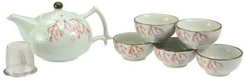 Cherry Blossom tea set