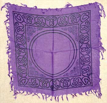 Celtic altar or tarot cloth