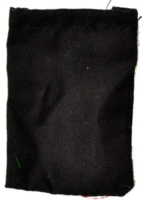 Black Cotton 1 1/2" x 2 1/4"