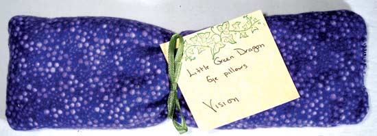 Vision eye pillow