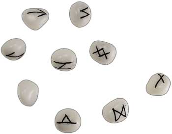 White Agate rune set