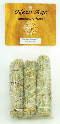 Blue Sage smudge 3pk 4"