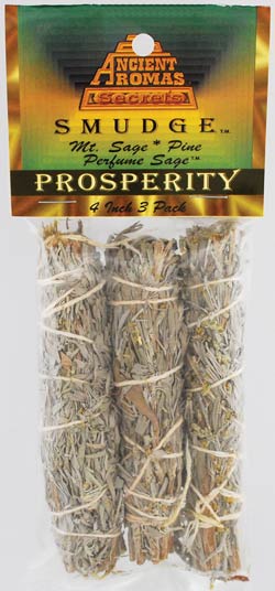 Prosperity smudge 3pk 4"