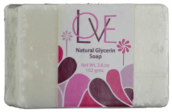 3.6oz Love Bar soap