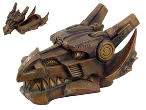 Steampunk Dragon Head box 9 1/2"