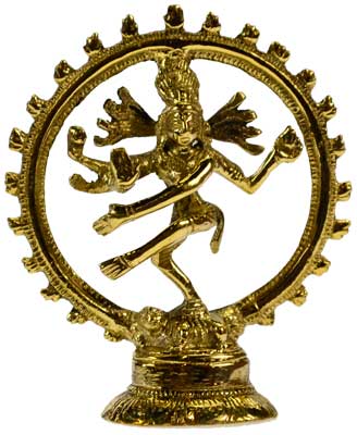 4" Brass Shiva Natraj