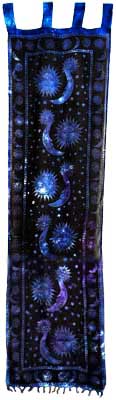 Sun & Moon curtain (22"x72")