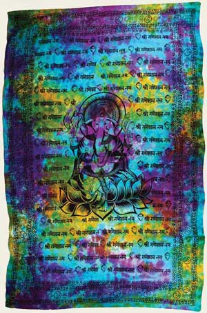Ganesha 72" x 108" tapestry