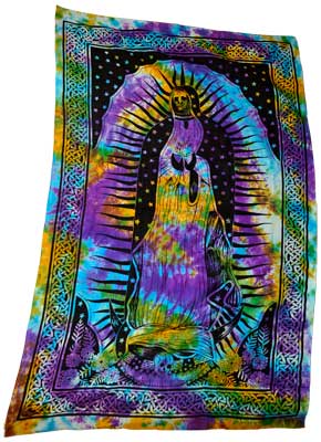 Santa Muerte 72" x 108" tapestry