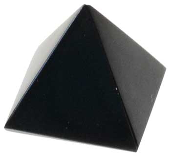 25-30mm Black Obsidian pyramid