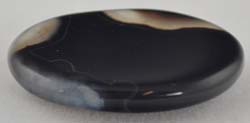 Black Onyx worry stone